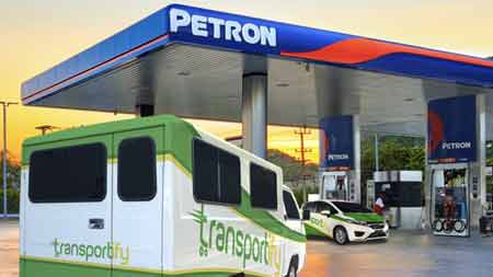 Transportify Now Powered by Petron Feature