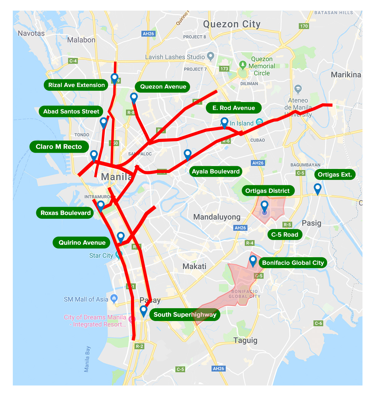 Metro Manila Truck Road Restrictions