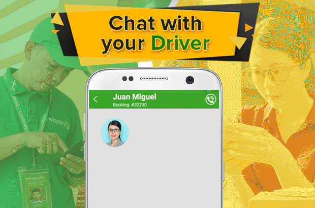 chat with driver
