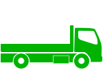 Pickup Truck Green Icon