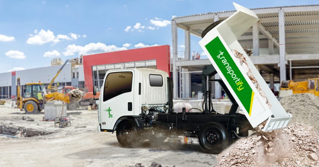 Construction Debris Hauling Services Mini Dump Truck Rental