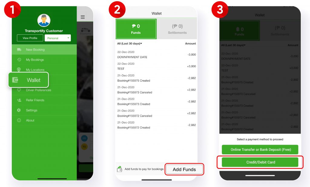 Pay Using Credit and Debit Card