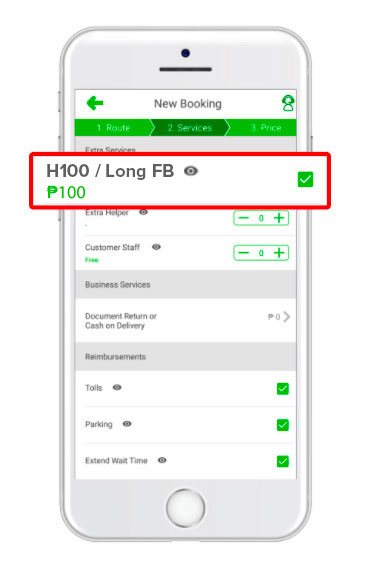H100 Long FB Extra Service