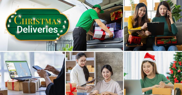 Delivery of Packages During Christmas Season in the Philippines