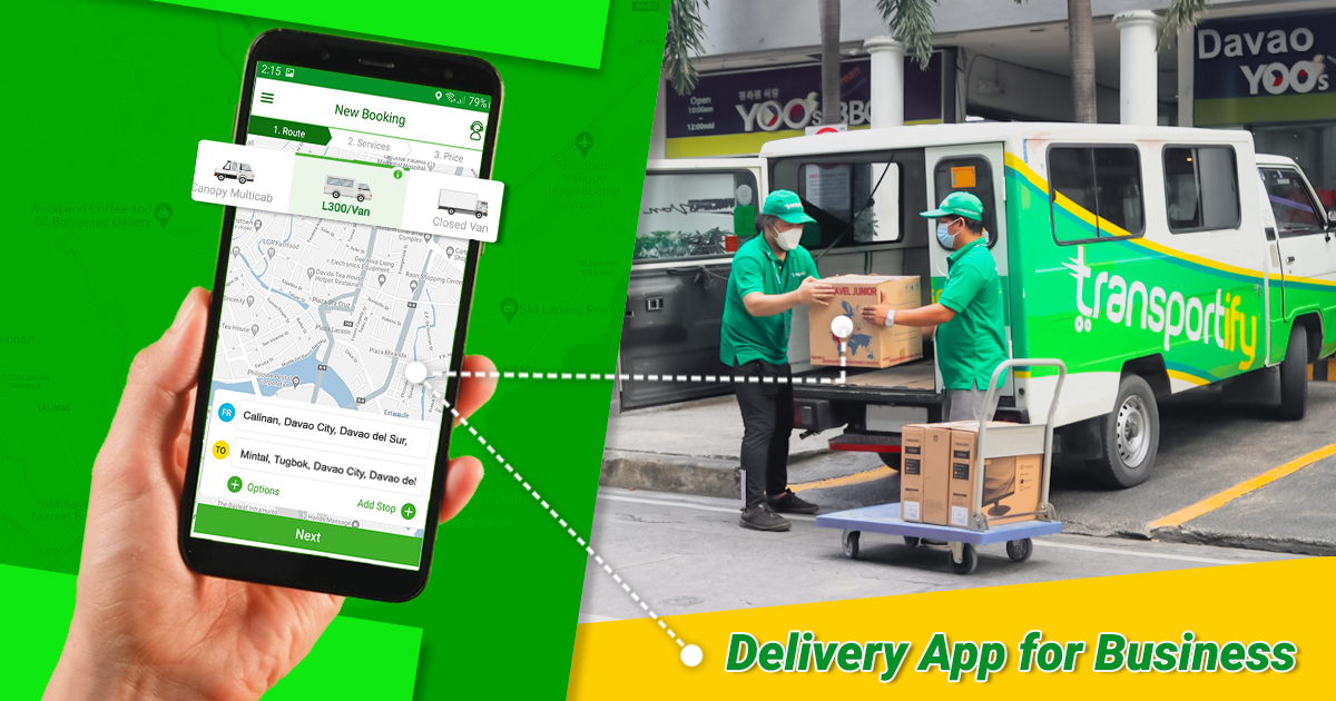 Trucking Services Davao Using Delivery App for Business