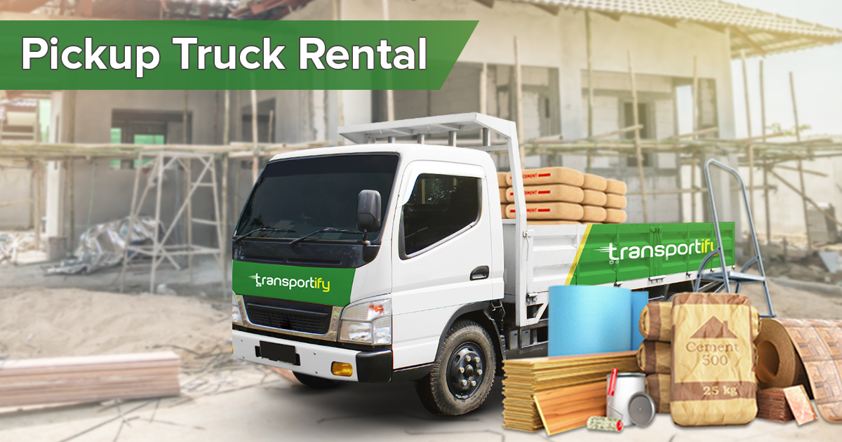 Pickup Truck Rental For Construction Materials Delivery